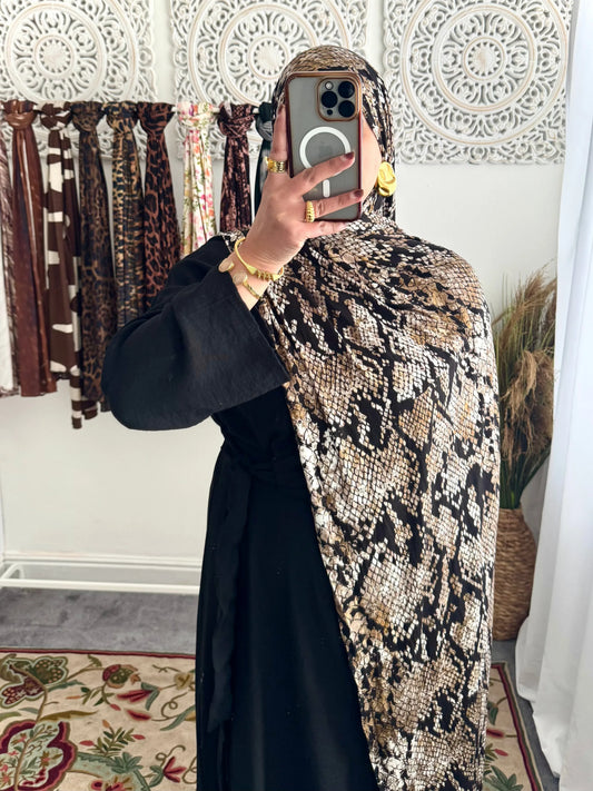 Premium Jersey Sahara Serpent hijab - Hijab Junkie UK