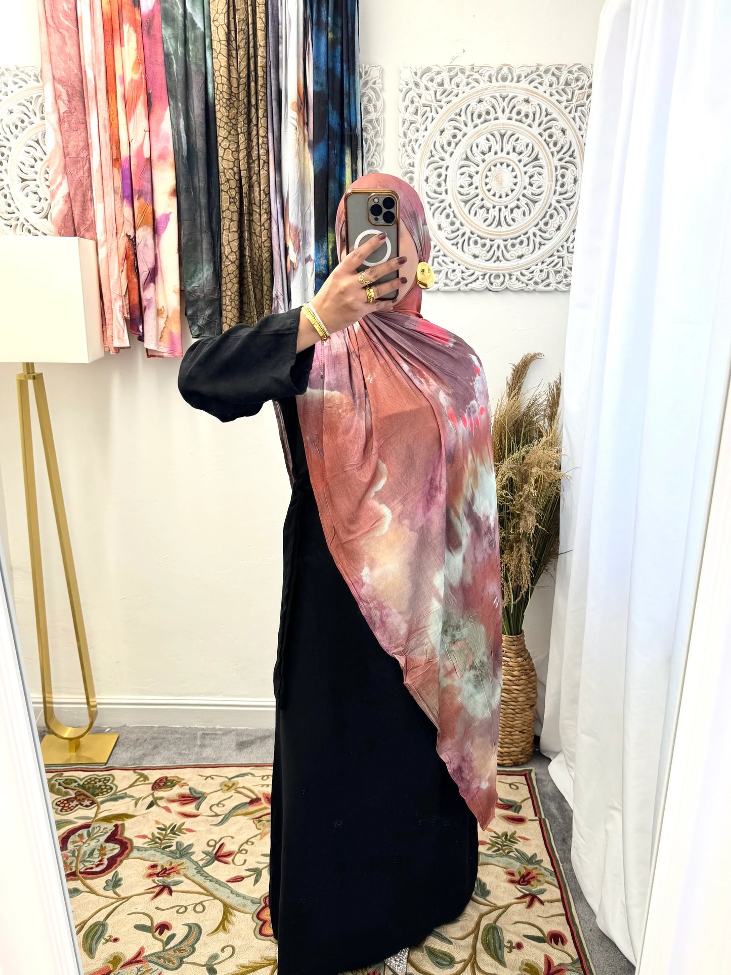 Premium Jersey Rasberry Pink hijab - Hijab Junkie UK
