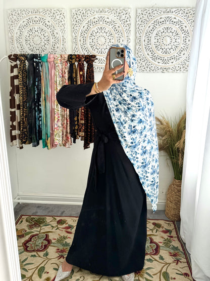 Premium Jersey Blue Lilly hijab