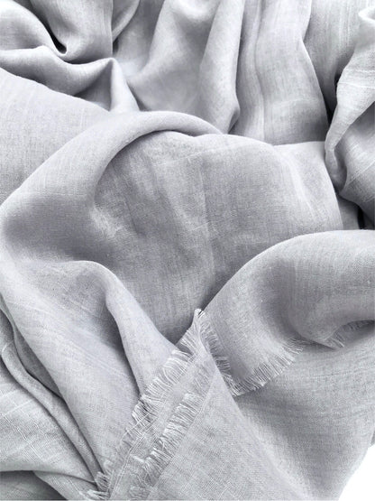 Modal malai plain antique grey hijab