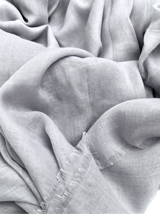 Modal malai plain antique grey hijab