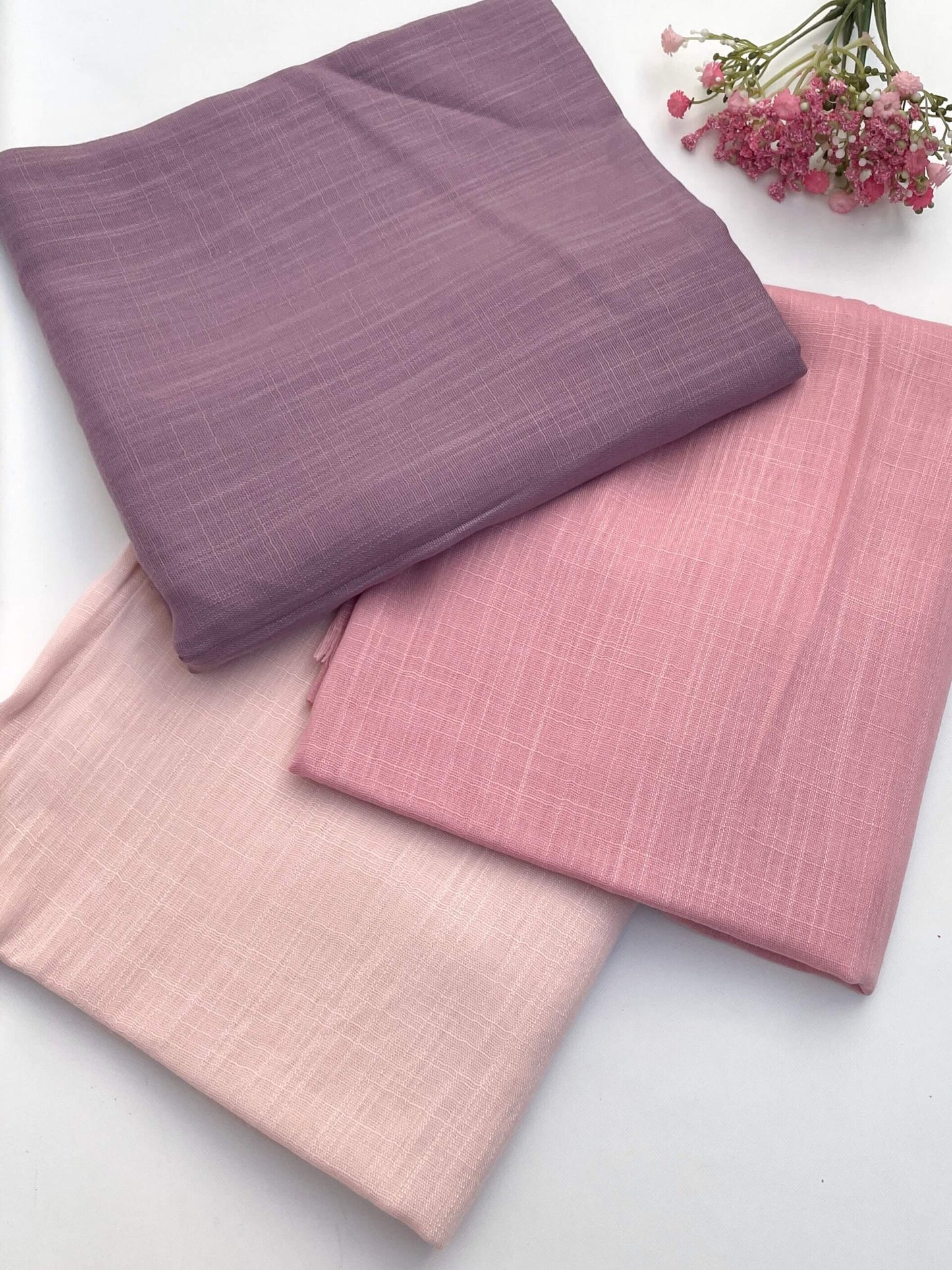 Maxi plain Turkish smooth mauve hijab