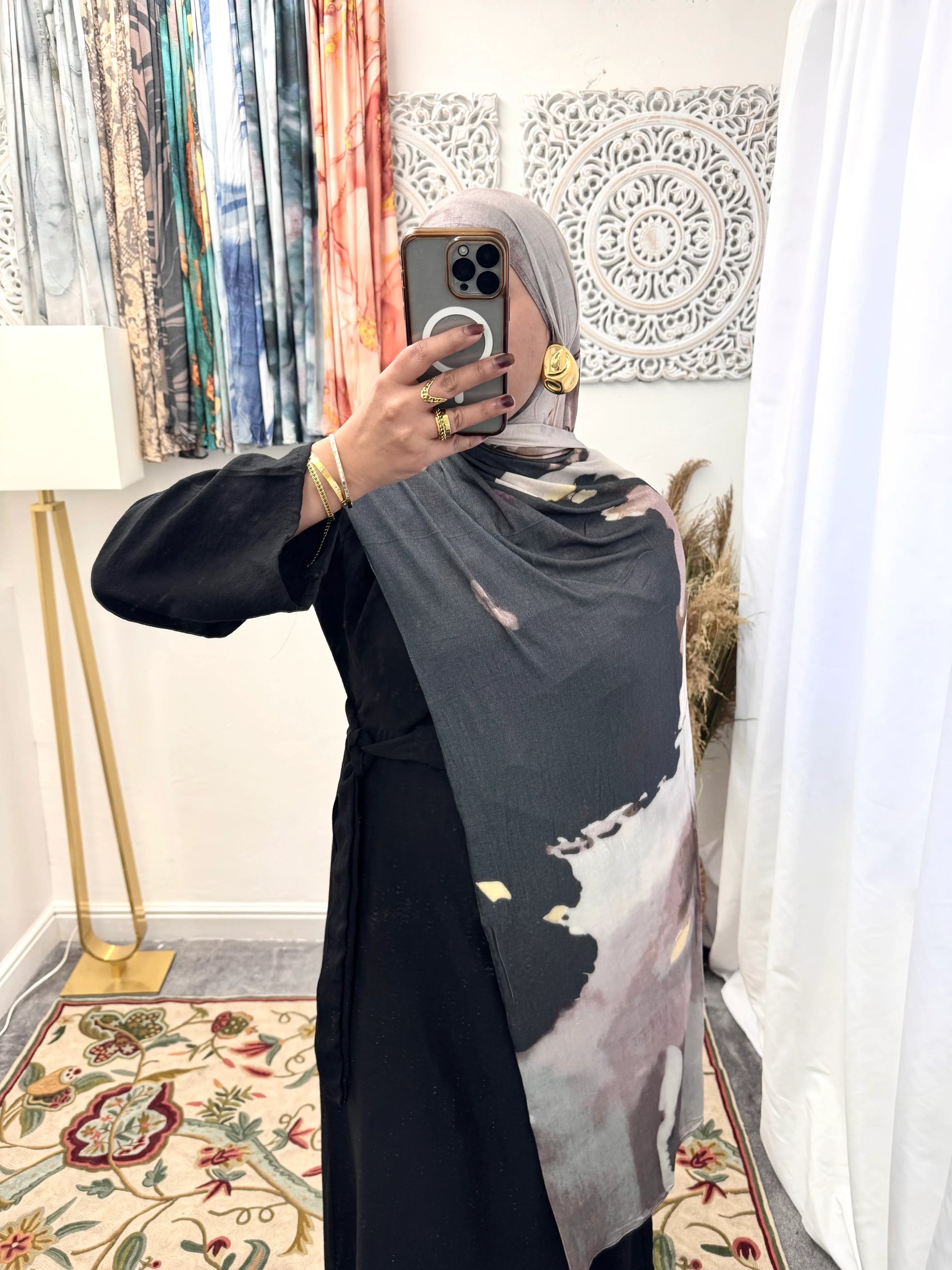Premium Jersey Mocha hijab - Hijab Junkie UK