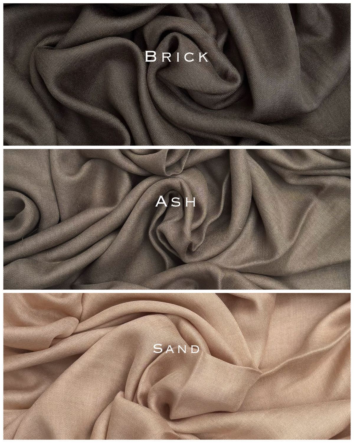 Premium Plain Modal Ash Hijab