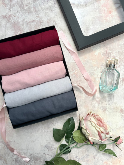 Malai Modal 5 ruby hijab gift set