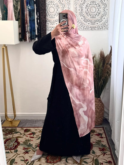 Premium Jersey Hubba Bubba Pink hijab - Hijab Junkie UK