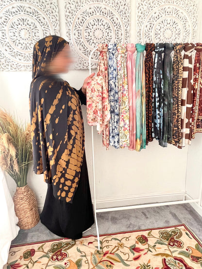Premium Jersey Caramel Thread Hijab
