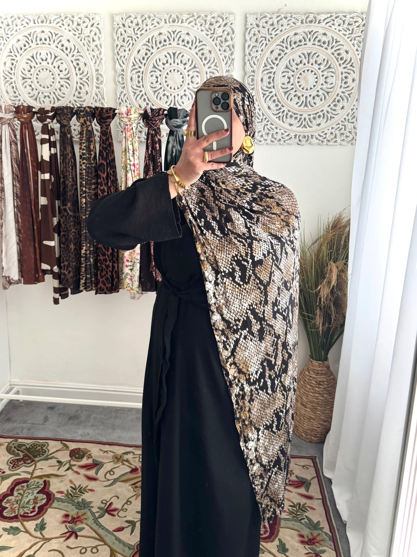 Premium Jersey Sahara Serpent hijab - Hijab Junkie UK