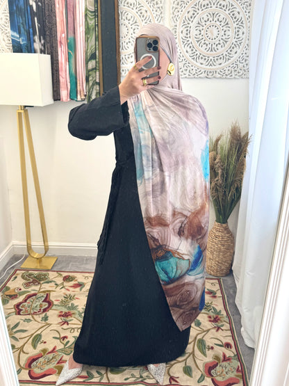 Premium Jersey Whirlpool hijab - Hijab Junkie UK