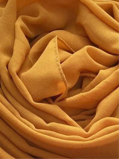 Maxi super premium chiffon gold mustard hijab