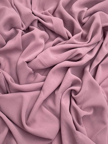 Maxi super premium chiffon dusty pink hijab