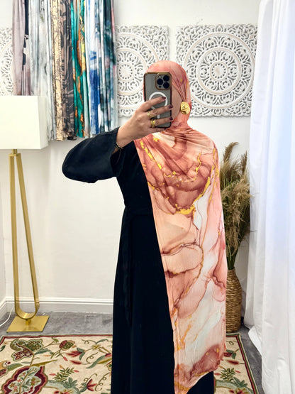 Premium Jersey Candy Floss hijab - Hijab Junkie UK