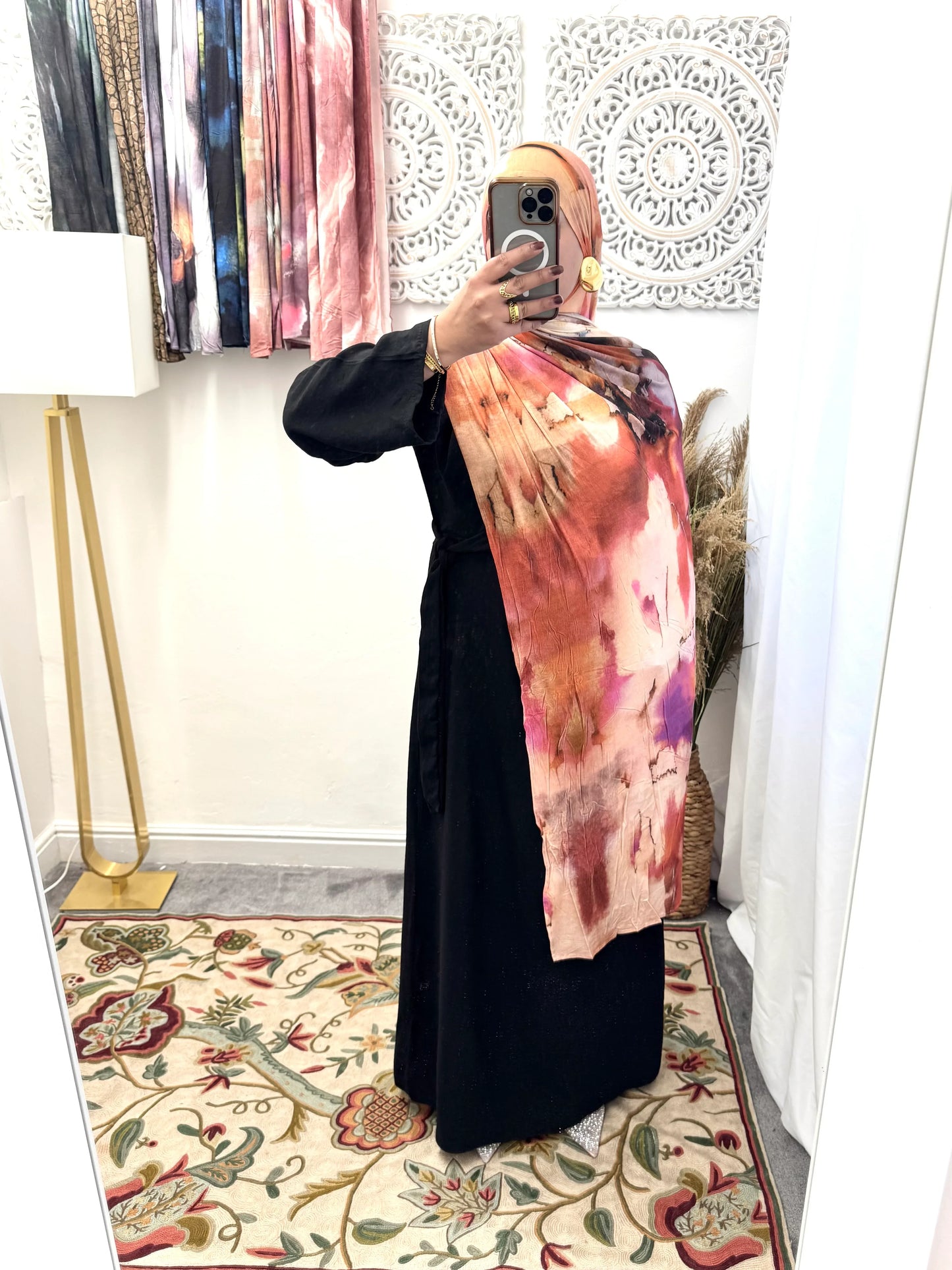 Premium Jersey Cherry Pink hijab - Hijab Junkie UK