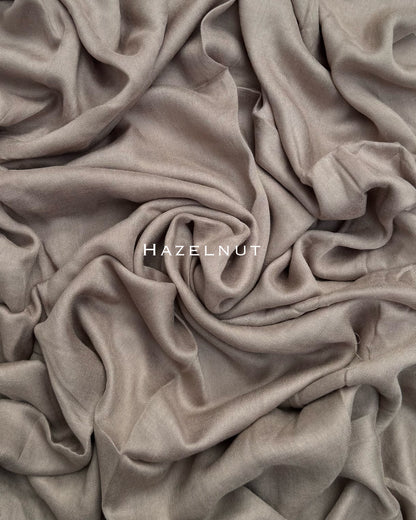 Premium Plain Modal Hazelnut Hijab