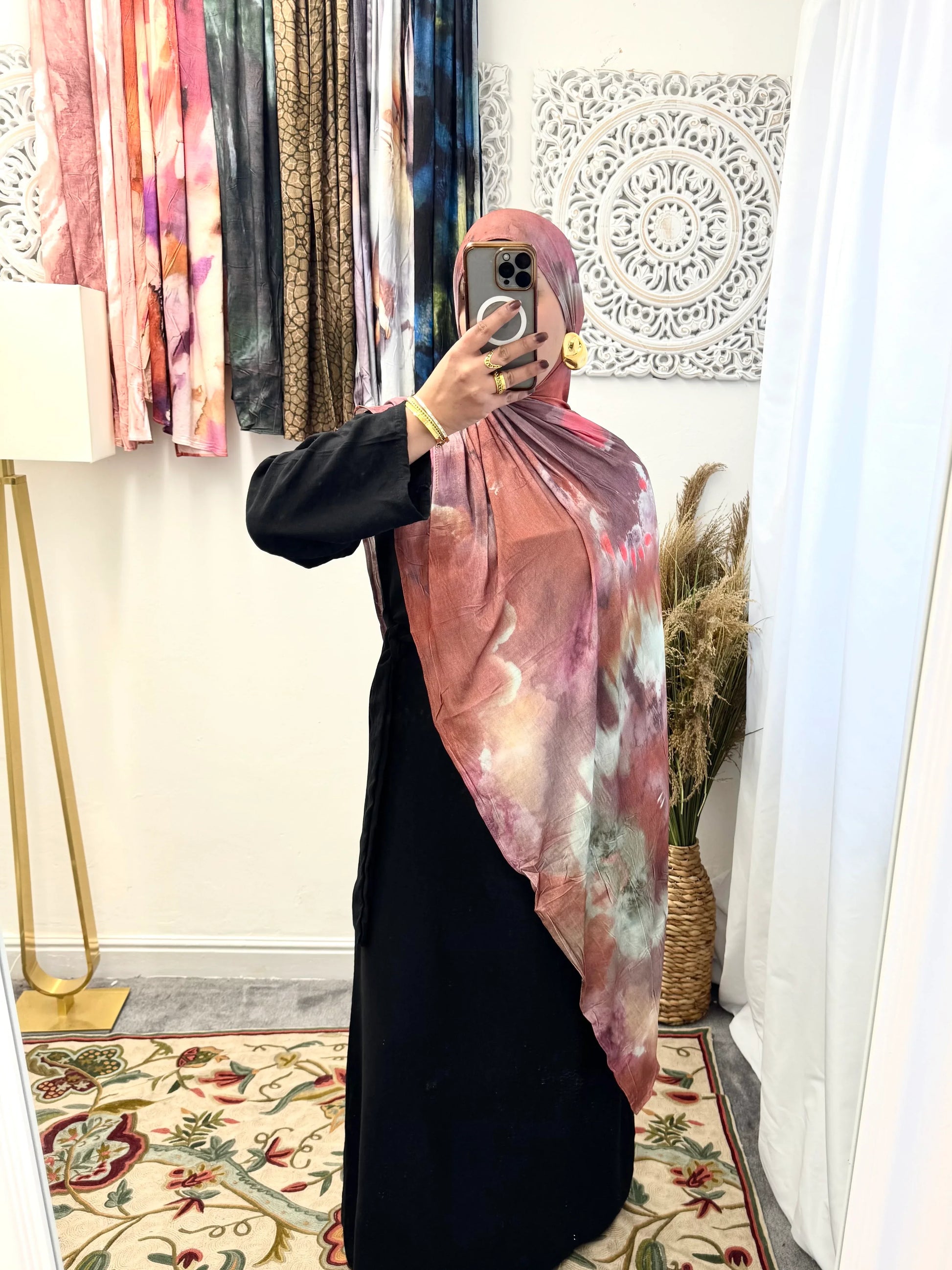 Premium Jersey Rasberry Pink hijab - Hijab Junkie UK