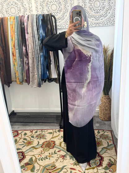 Water coloured Modal Printed Venus Hijab