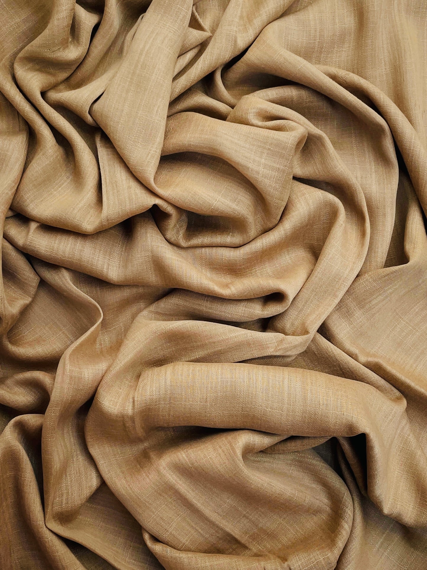 Maxi plain Turkish smooth caramel hijab