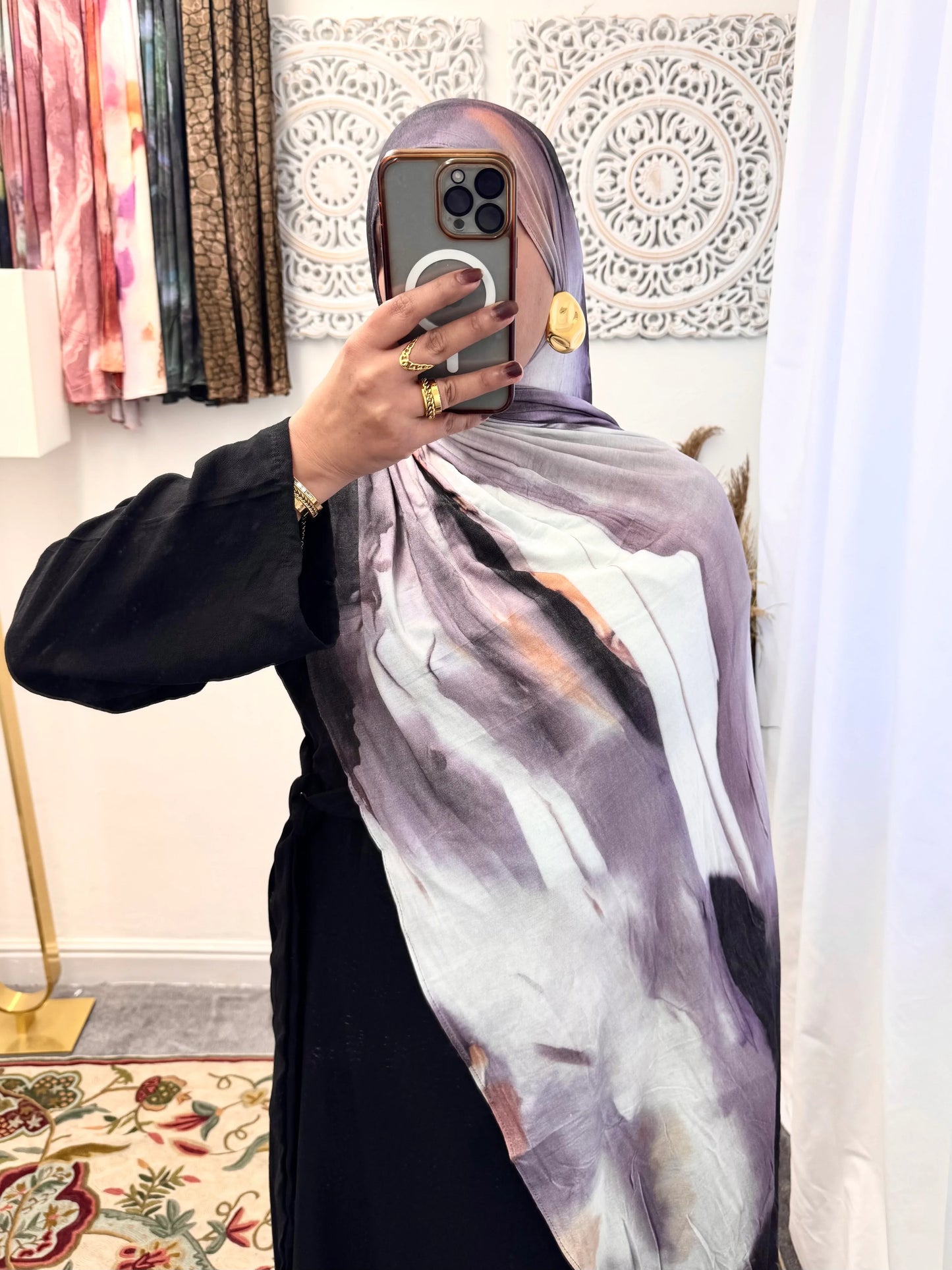 Premium Jersey Iris hijab - Hijab Junkie UK