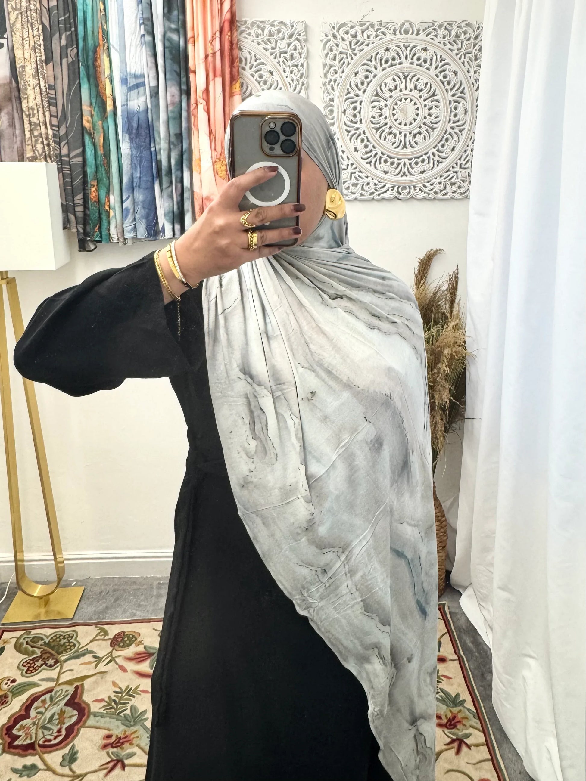 Premium Jersey Moss hijab - Hijab Junkie UK