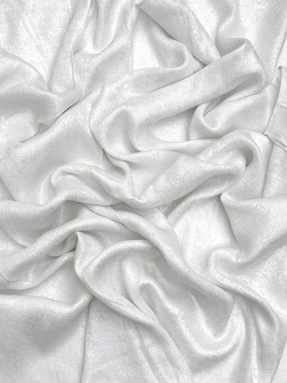 Metallic Parus matt dove white hijab