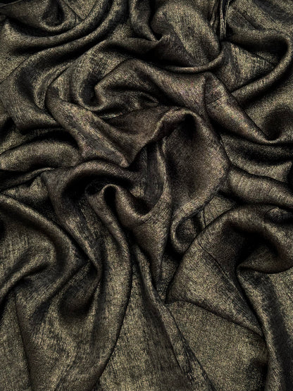 Metallic Parus matt black hijab