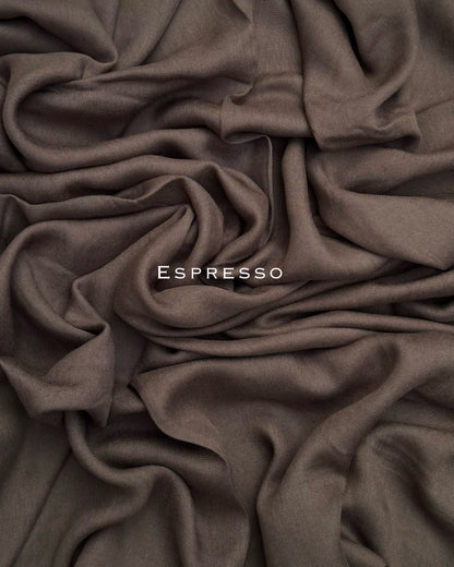 Premium Plain Modal Espresso Hijab