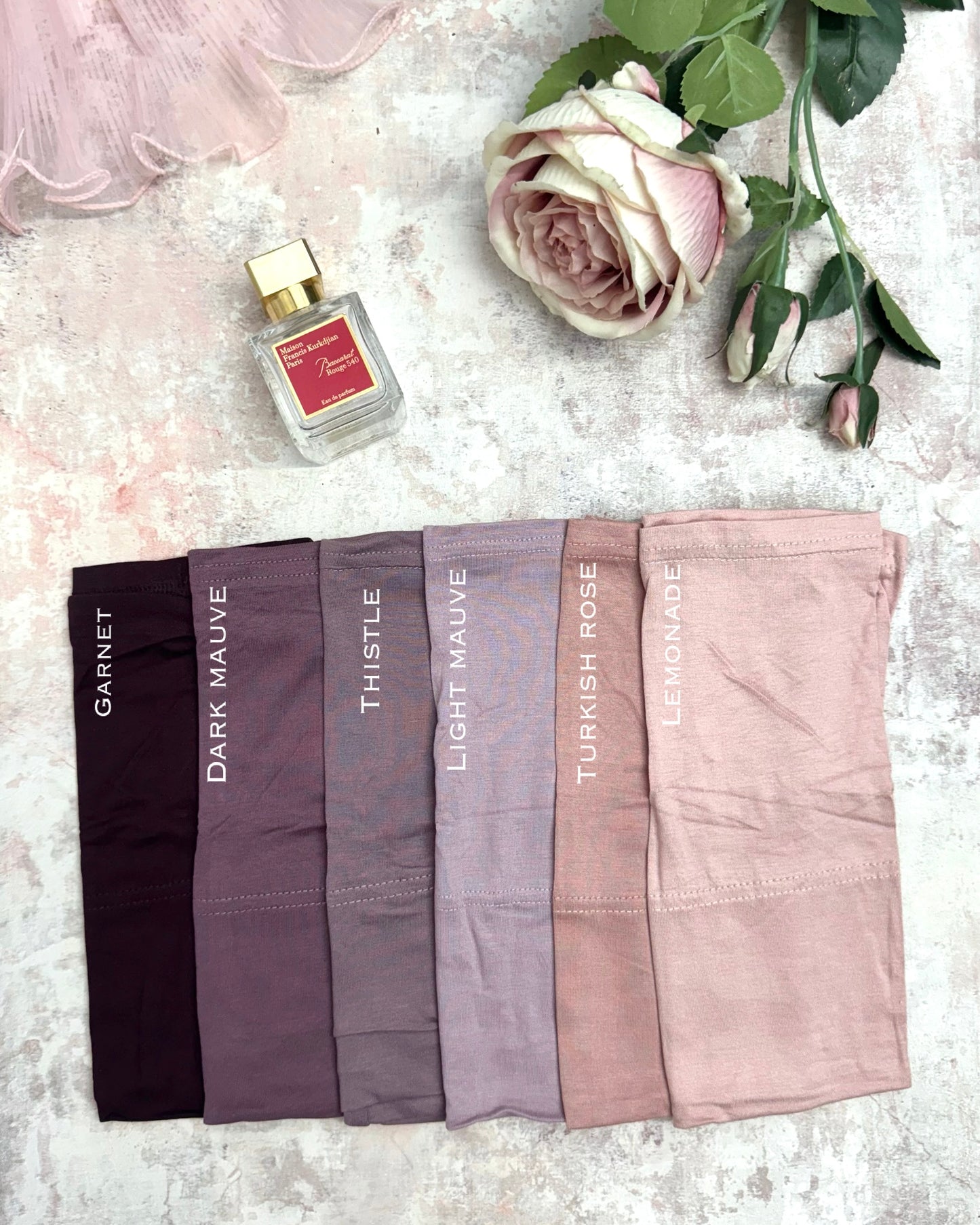 Standard premium stitched jersey plain forest green hijab