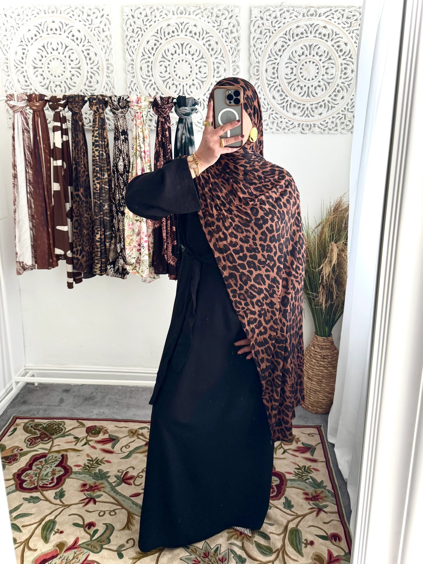 Premium Jersey Jaguar hijab - Hijab Junkie UK