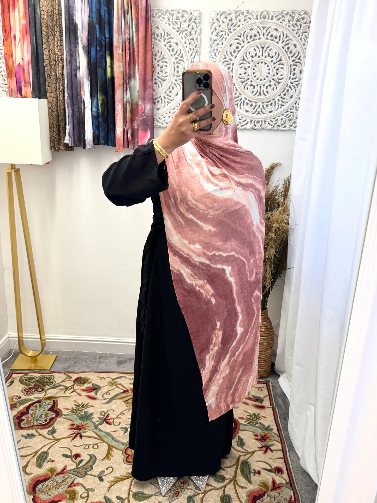 Premium Jersey Lemonade Ripple hijab - Hijab Junkie UK