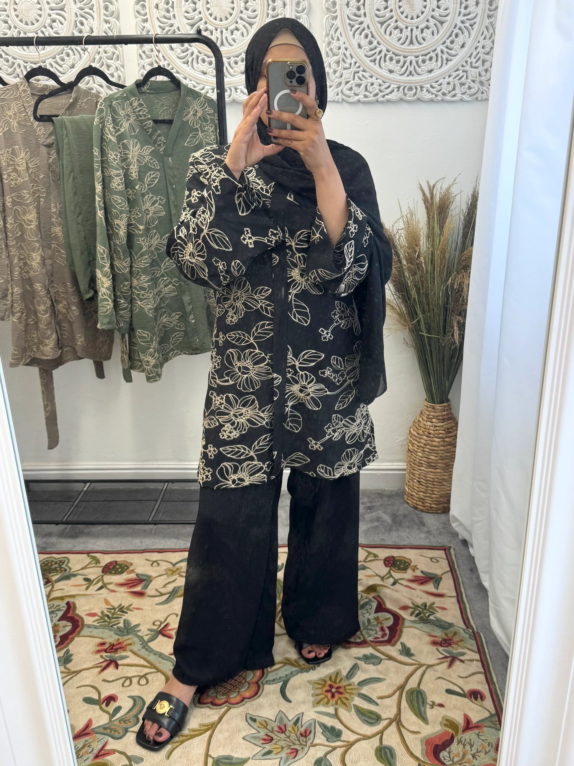 NEW Parus Threadwork Free Size 2 Piece Cord Set - Hijab Junkie UK