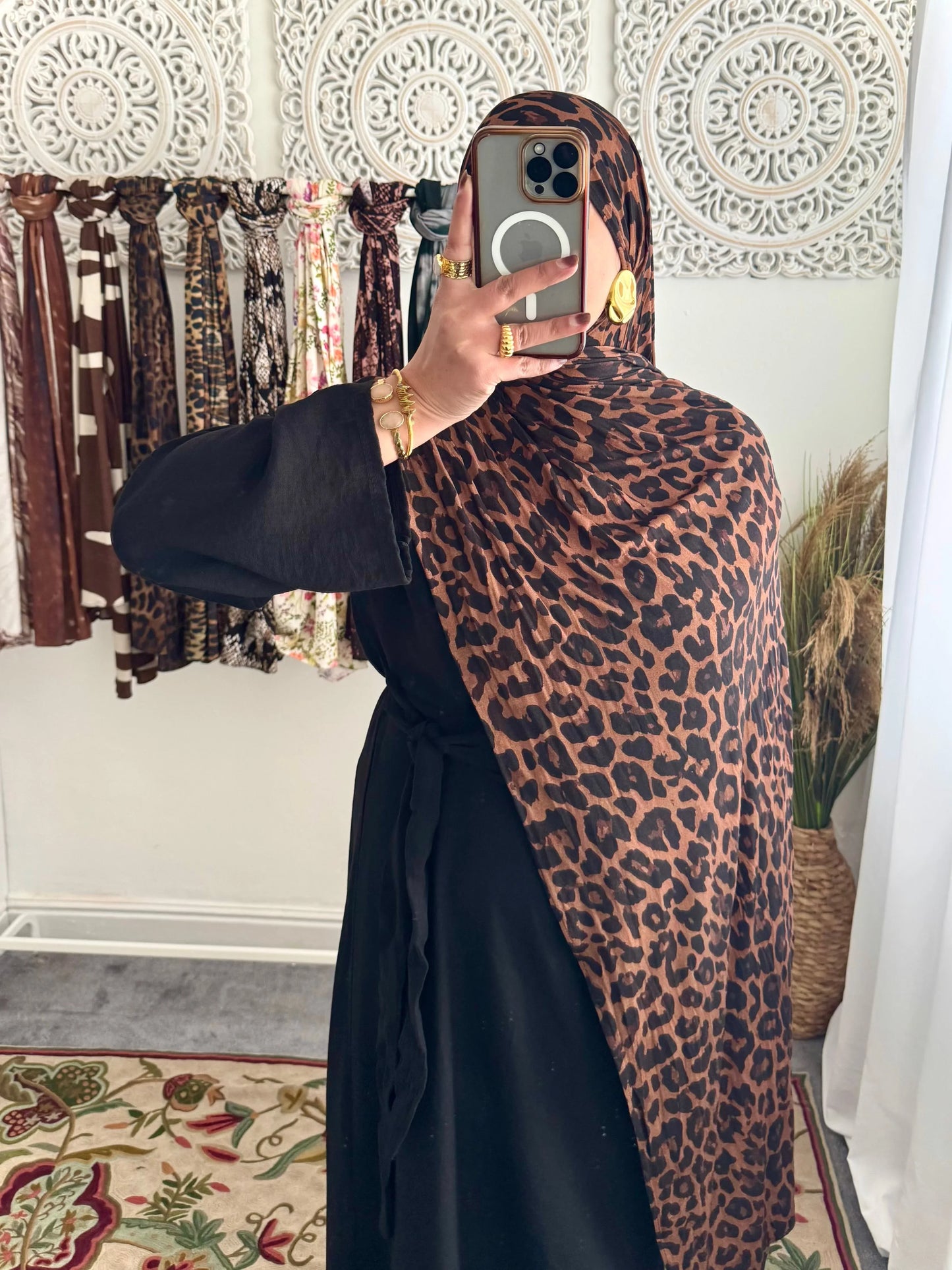 Premium Jersey Jaguar hijab - Hijab Junkie UK