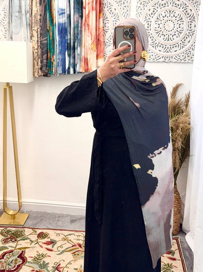 Premium Jersey Mocha hijab - Hijab Junkie UK