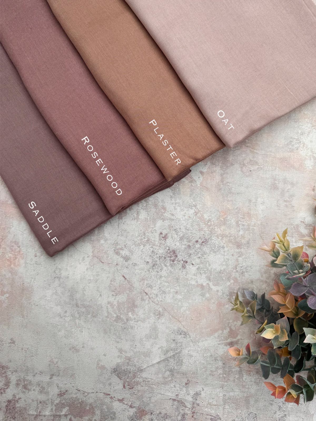 Premium Plain Modal Rosewood Hijab