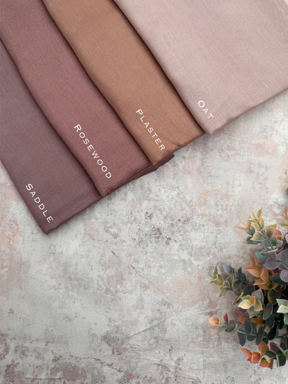 Premium Plain Modal Rosewood Hijab
