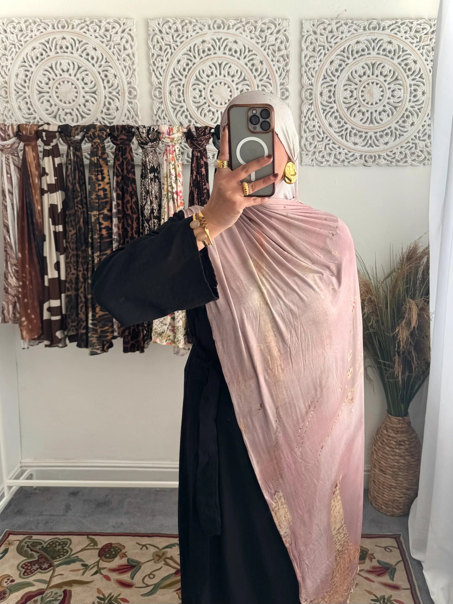 Premium Jersey Pale Pink hijab - Hijab Junkie UK
