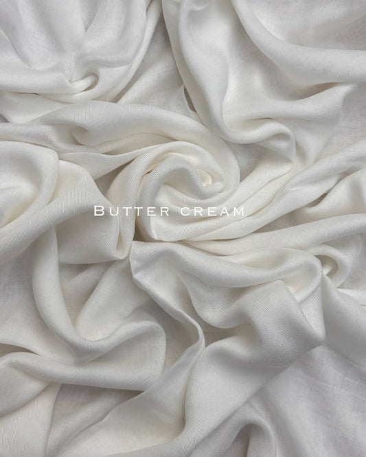 Premium Plain Modal Buttercream Hijab