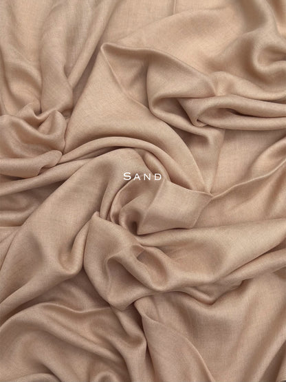 Premium Plain Modal Sand Hijab