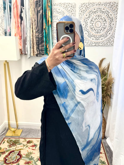 Premium Jersey Dark Sky hijab - Hijab Junkie UK