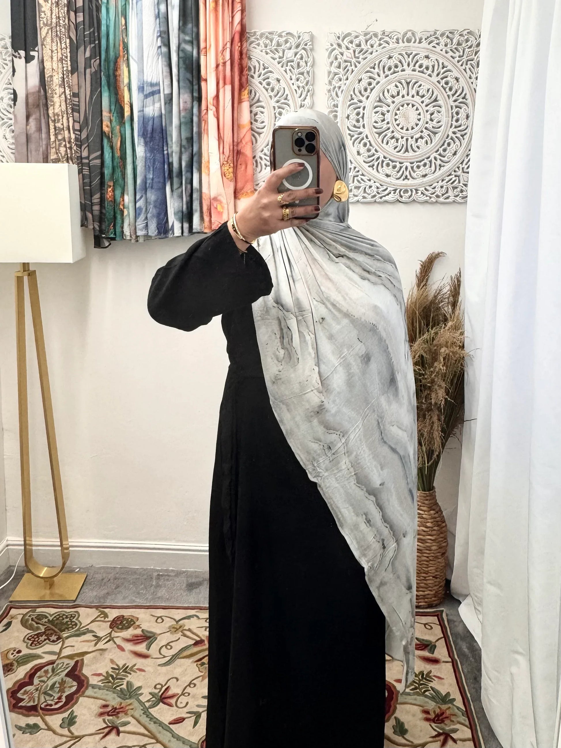Premium Jersey Moss hijab - Hijab Junkie UK