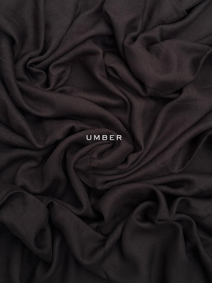 Premium Plain Modal Umber Hijab