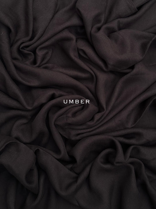Premium Plain Modal Umber Hijab