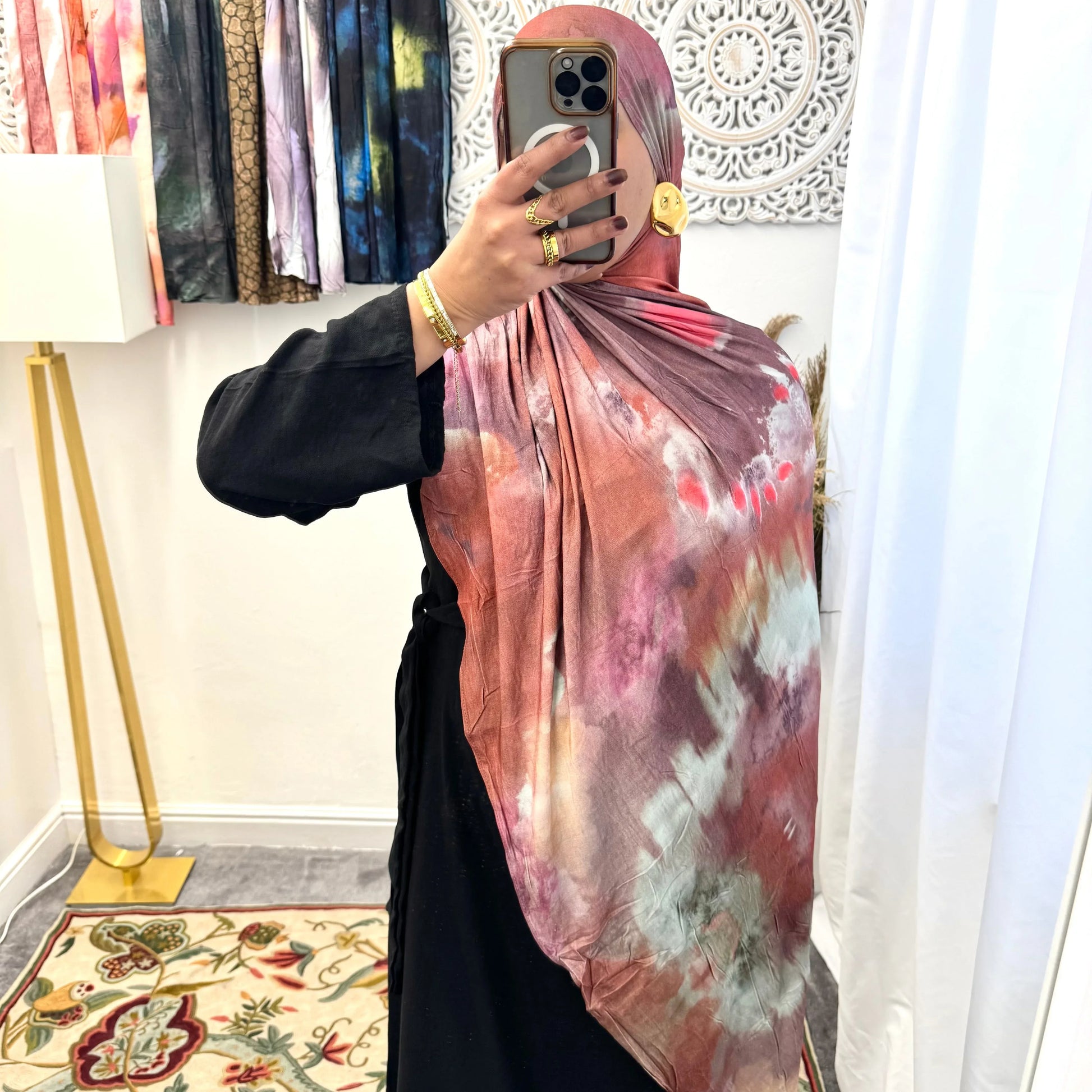 Premium Jersey Rasberry Pink hijab - Hijab Junkie UK