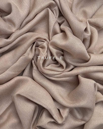 Premium Plain Modal Truffle Hijab
