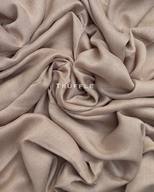 Premium Plain Modal Truffle Hijab