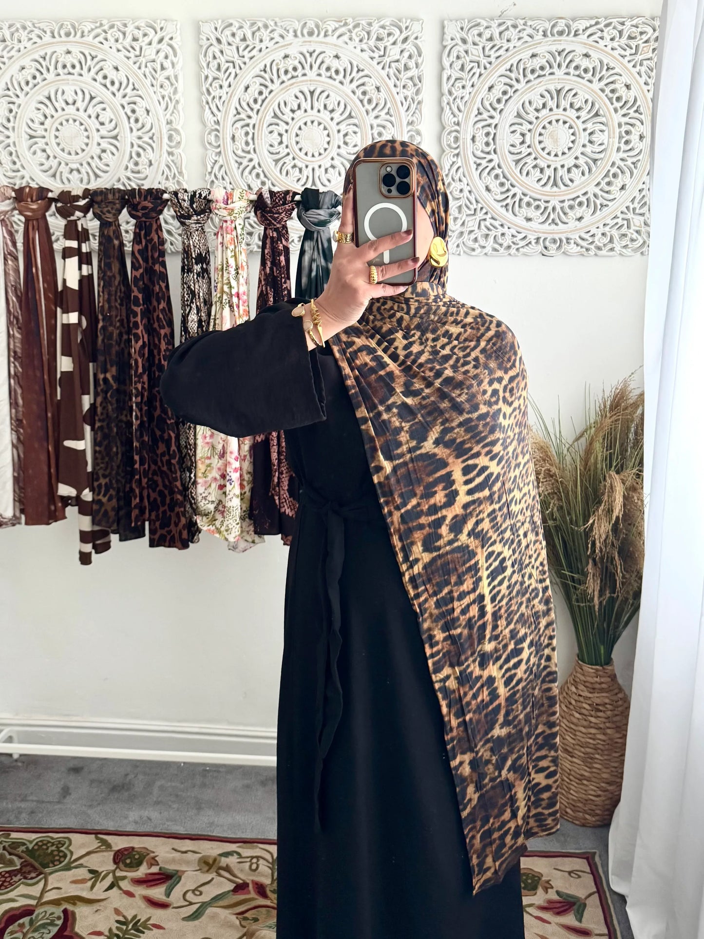 Premium Jersey Wild Saharah hijab - Hijab Junkie UK