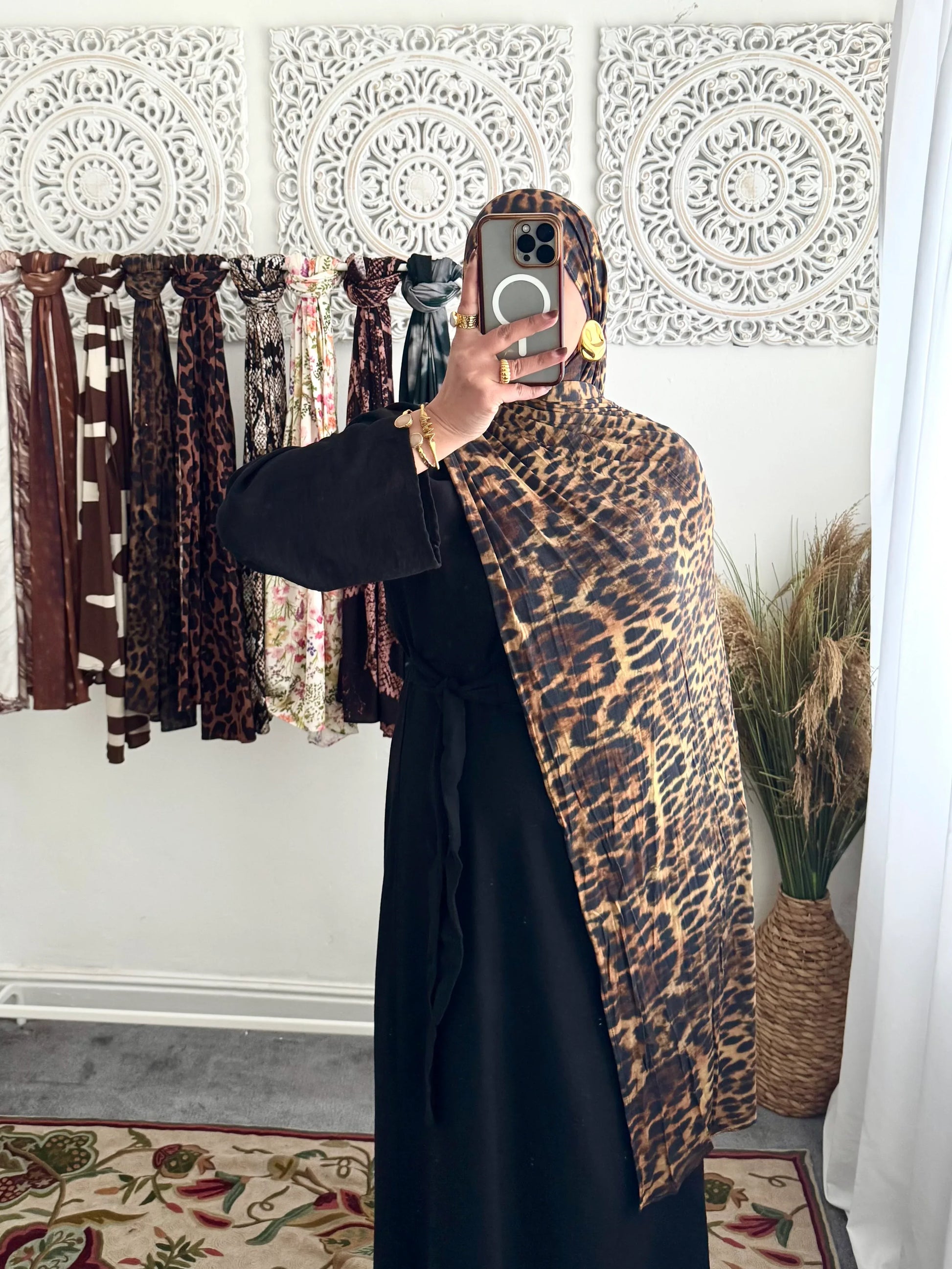 Premium Jersey Wild Saharah hijab - Hijab Junkie UK