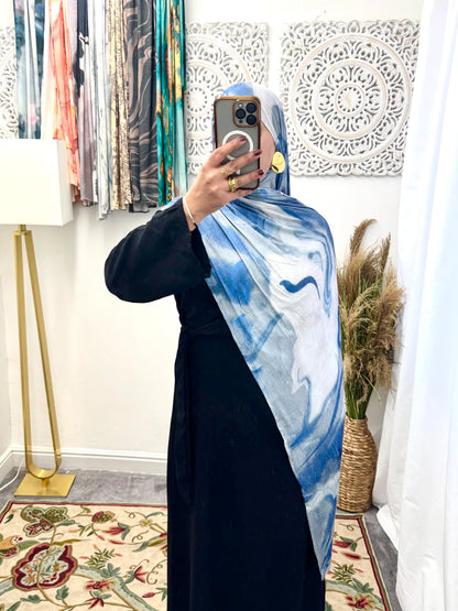 Premium Jersey Dark Sky hijab - Hijab Junkie UK