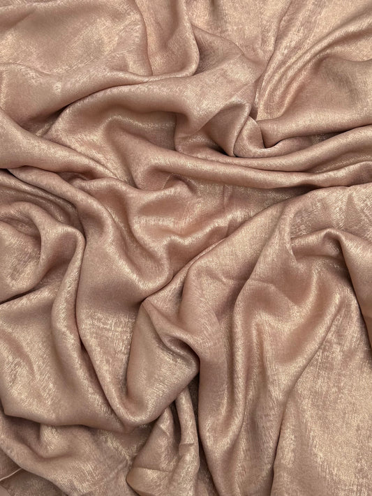 Metallic Parus matt golden brown hijab