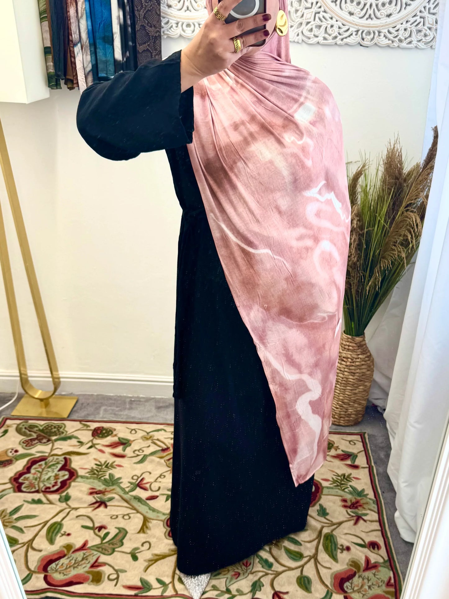 Premium Jersey Hubba Bubba Pink hijab - Hijab Junkie UK