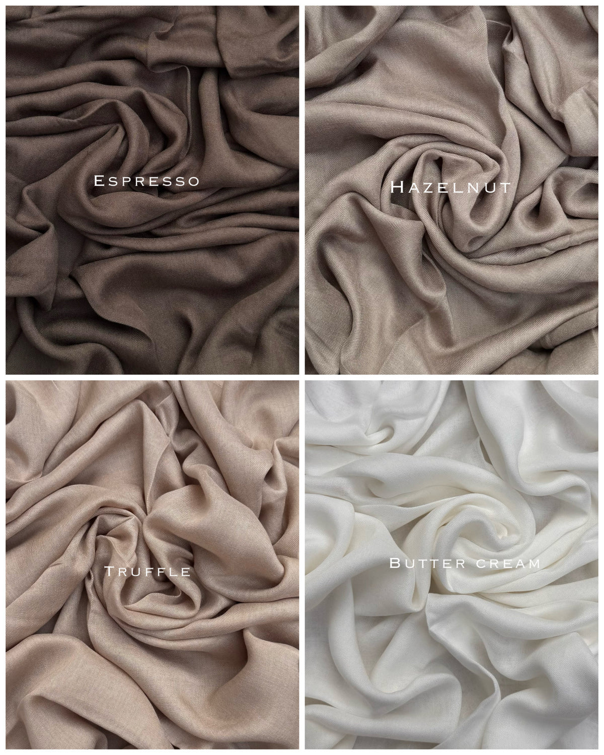Premium Plain Modal Buttercream Hijab